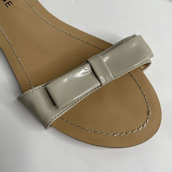 Rampage Rangler Taupe Bow Tie Ankle Strap Sandals Size 8 1/2 - Picture 7 of 9